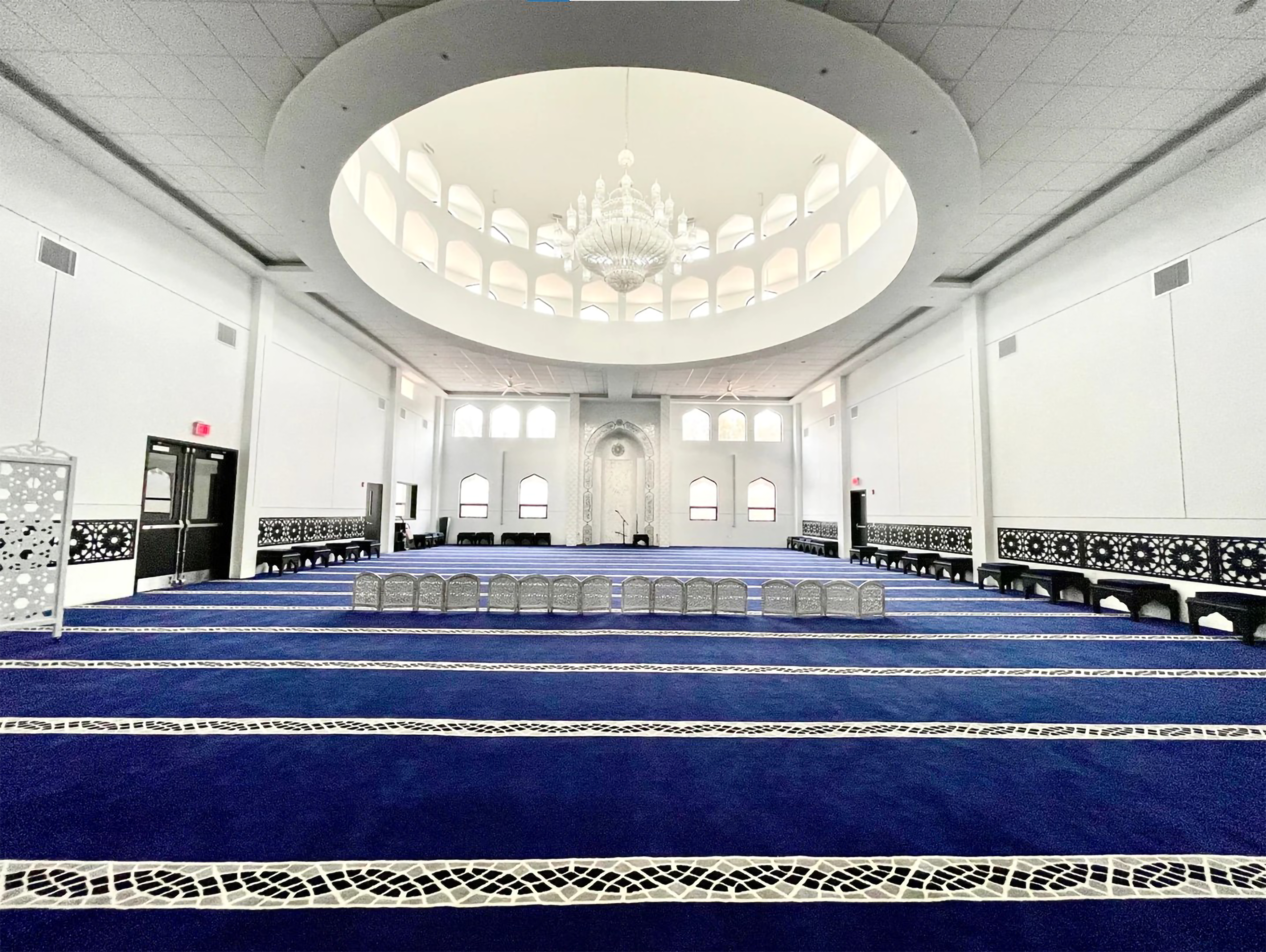 Blue Luxury Mosque Carpet1