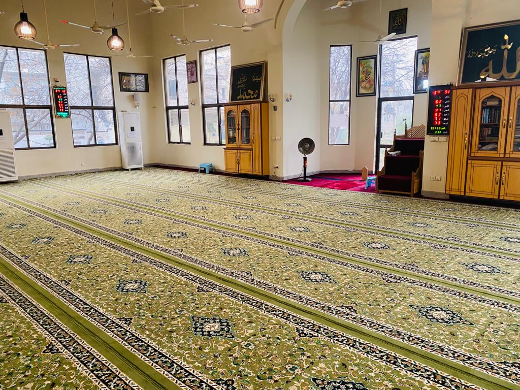 Green Luxury mosque Carpet1