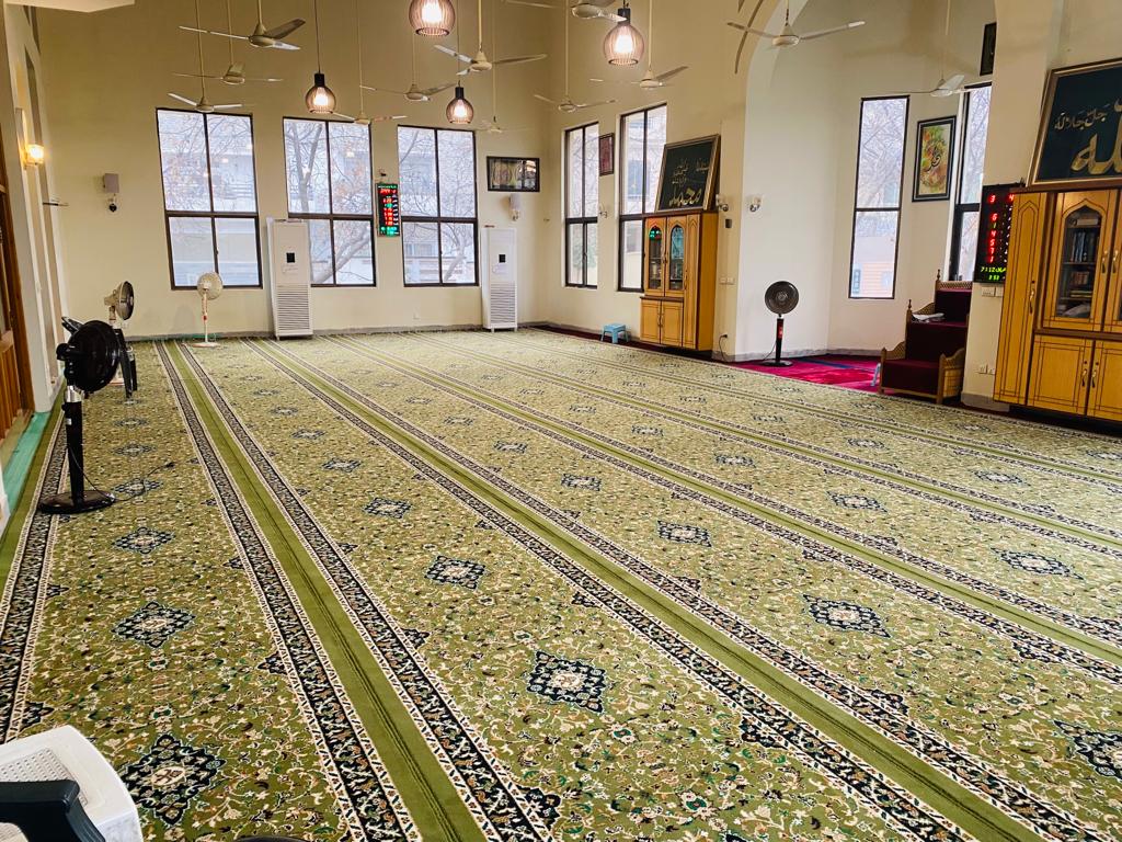 Green Luxury mosque Carpet3