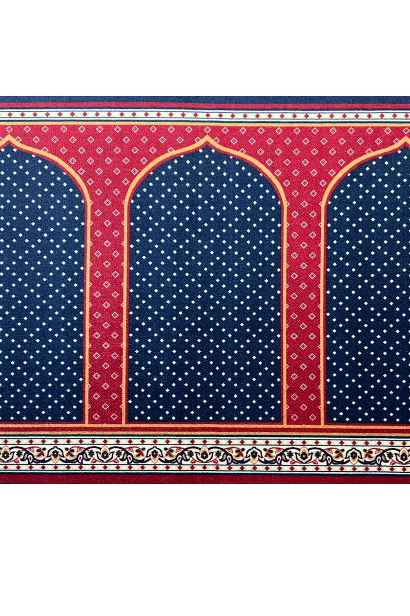 Maroon Masjid Saf Carpet3