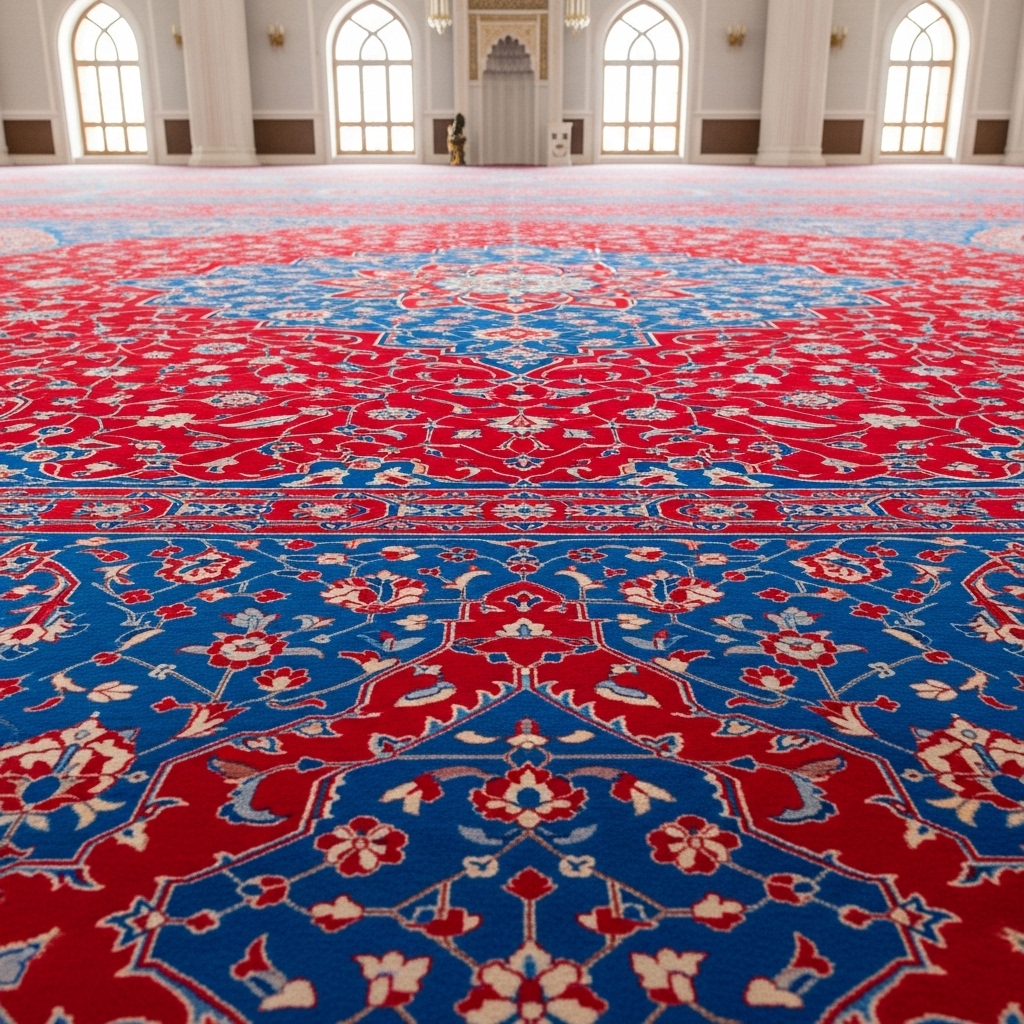 New Red Blue-Mosqus Carpet