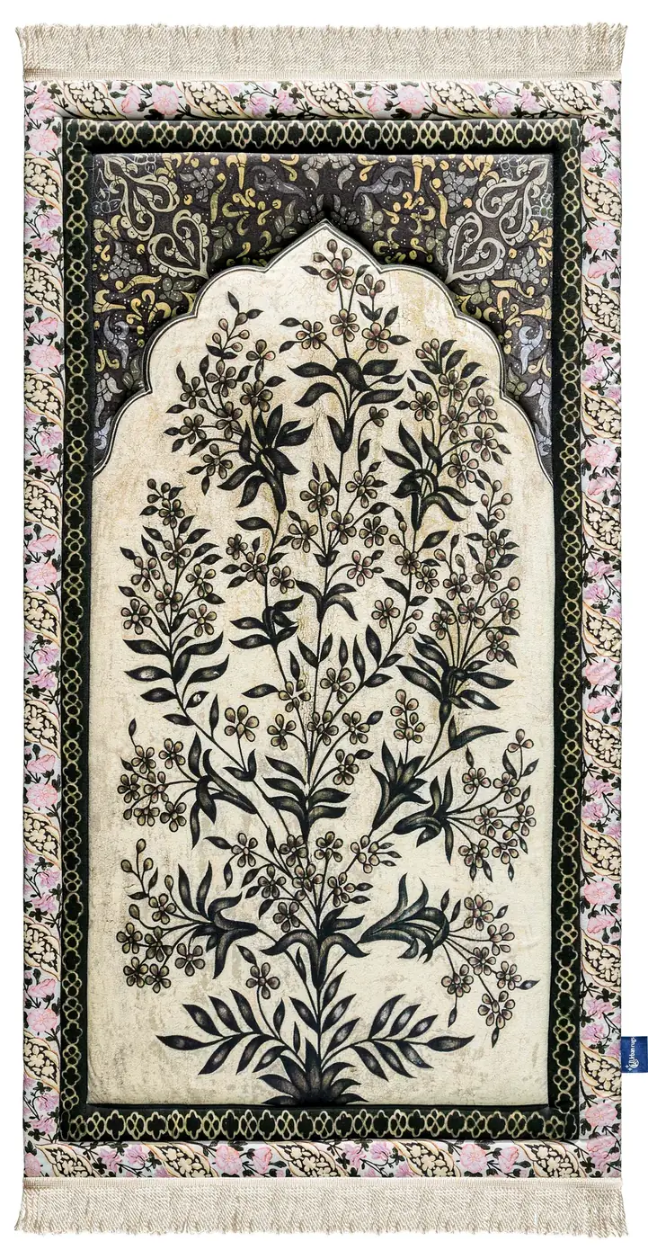 Antique Turkish Floral Prayer Mat