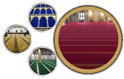 masjid carpet with decorative borders