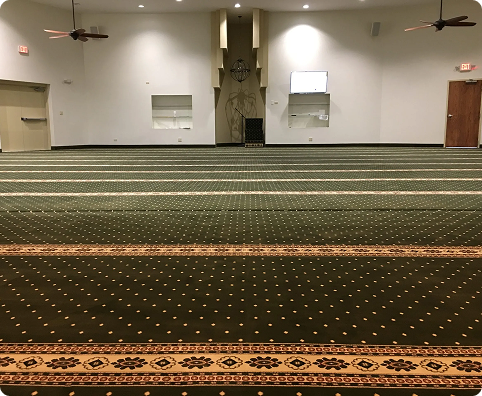 premium mosque carpet with border detailing