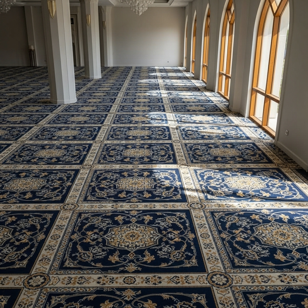 Custom Design Printed Mosque Carpet