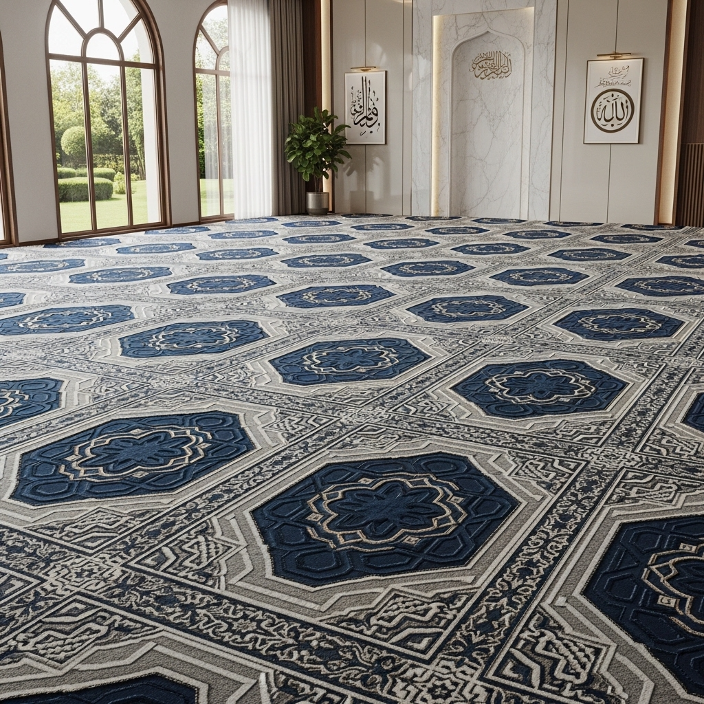 Embroidered Prayer Room Carpet