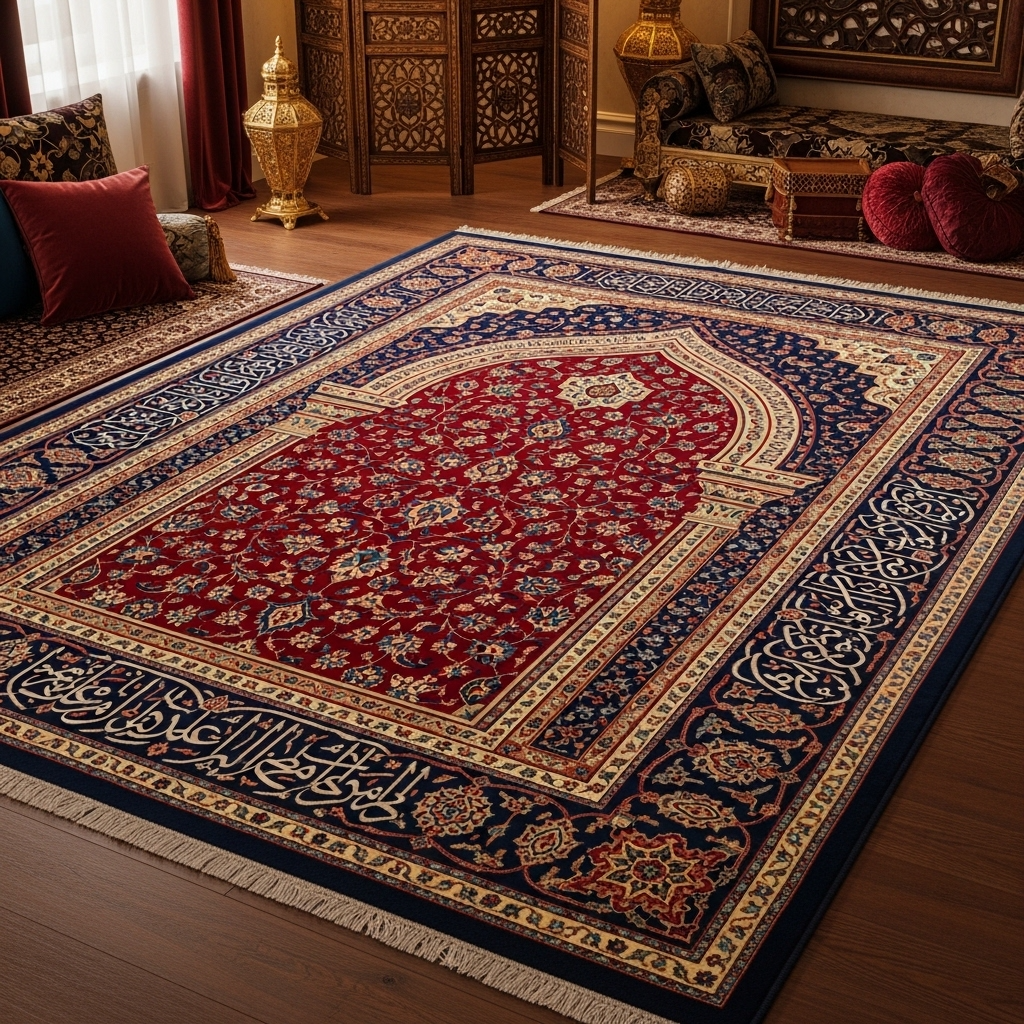 Traditional Islamic Mehrab Carpet